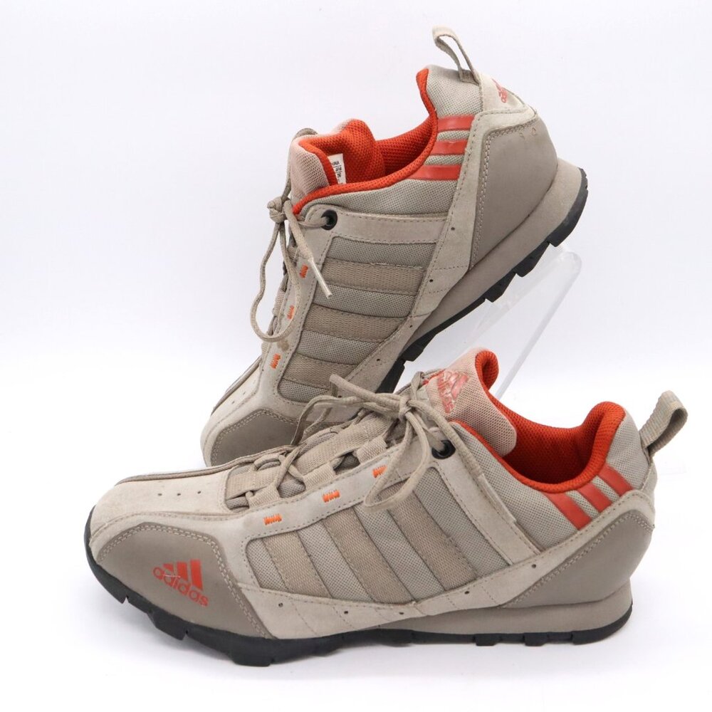 Adidas Cycling Bicycle Biking Shoes Mens Size 7 US (Size‎ 40 EU) - Grey/Orange